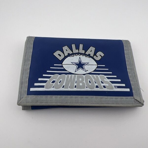 2J Vintage Dallas Cowboys Trifold Wallet Hook And Loop NFL