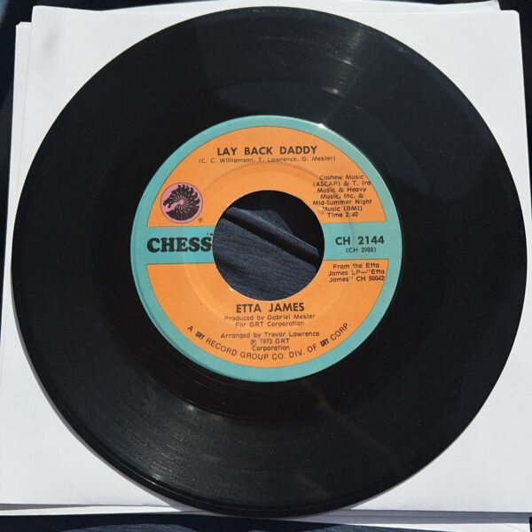 Etta James - All The Way Down / Lay Back Daddy - Chess 45 Vinyl Record #5864