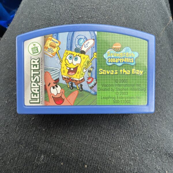 Leap Frog Leapster SPONGEBOB SQUAREPANTS SAVES THE DAY Game  Cartridge