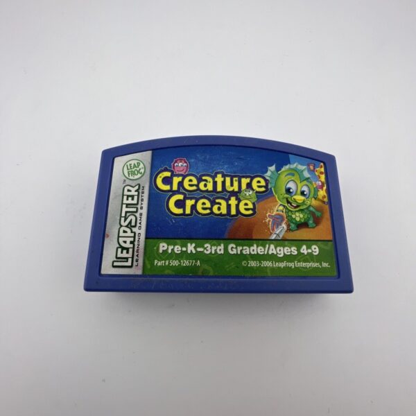 LeapFrog Leapster CREATURE CREATE Learning Game Cartridge