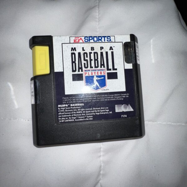 MLBPA Baseball Sega Genesis Game Cartridge only Tested MLB