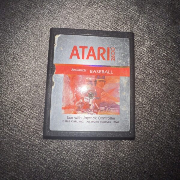 ATARI 2600: RealSports BASEBALL *CART ONLY & FREE SHIPPING*