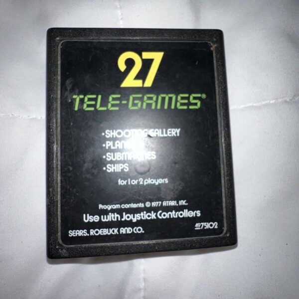 27 Tele-Games Speedway II Speed Way 2 Atari 2600 Game Cartridge