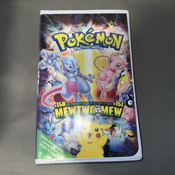 2F Pokemon The First Movie Mewtwo vs Mew VHS Tape