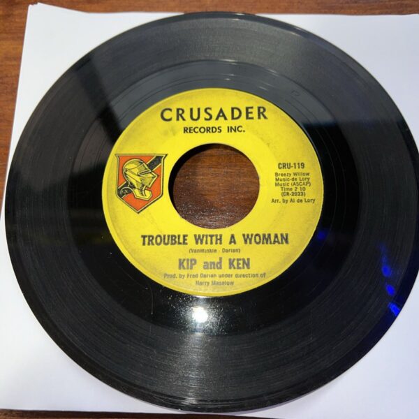 KIP AND KEN TROUBLE WITH A WOMAN/IT'S NICE TO BE ALIVE CRUSADER 45 119