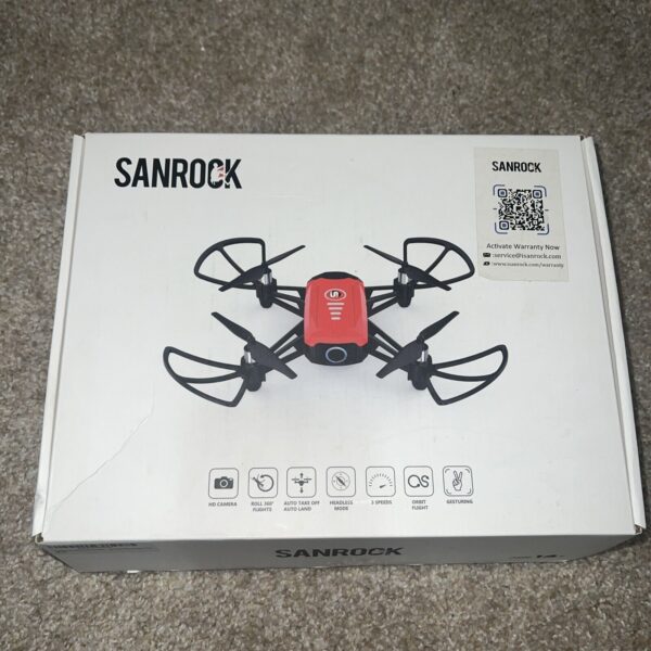 1H Sanrock H818 D MINI DRONE w/ HD Camera 1080P Live Video FPV