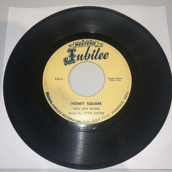 Four Notes - Honey Square - square dance 7? 45rpm, Western Jubilee record